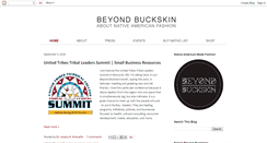 Desktop Screenshot of beyondbuckskin.com